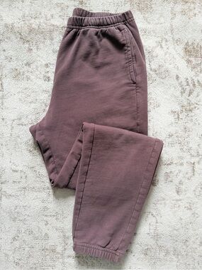OOTDFash Kaden Joggers - Dark Mauve/Chocolate